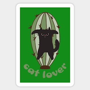 FUNNY CAT LOVER Sticker